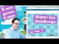 JavaScript tutorial Keyboard and Mouse Mini game projects Coding for beginners