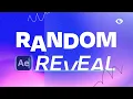 Random Reveal Text Animation in After Effects Easy Typography Tutorial
