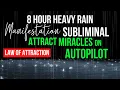 Download Lagu MANIFEST WHILE YOU SLEEP SUBLIMINALS | Most Powerful Programming Affirmations | Heavy Rain