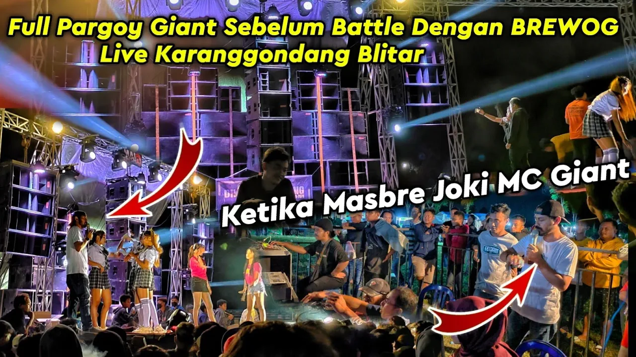 Full PARGOY ❗Keseruan Ketika Masbre Jadi MC Giant Sebelum Battle Dengan BREWOG