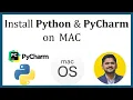 Install Python 3 12 and PyCharm on MAC 2024