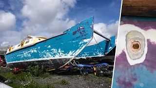 1 Month Till Splash And The Hulls Need A Lot Of Work! | Wildling Sailing