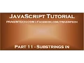 Substrings in JavaScript