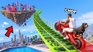 "GTA 5 Parkour Challenge: Epic Showdown - Chop vs. Frosty! Who Will Conquer the Wild Race?"