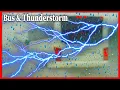 Download Lagu Thunderstorm and Relaxing Bus Driving Sound, Bus Ride With Mix of Rain And Thunder, Study, Sleep