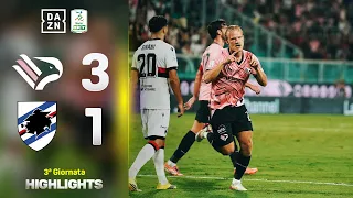TRIS PALERMO, alla SAMP non basta INSIGNE: Palermo-Sampdoria: 3-1 | Serie BKT | DAZN Highlights