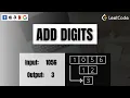 Add Digits FAANG Do it in O 1 Runtime Leetcode 258 Using Python