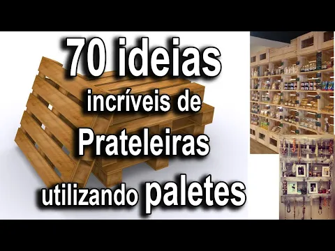 Download MP3 70  ideias incríveis de Prateleiras para uso geral utilizando paletes - Takenaka