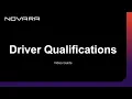 Driver Qualifications Novara EHS Software