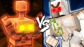 Copper Golem vs. Iron Golem - Minecraft