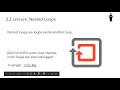 Nested Loops in Snap Block Programming