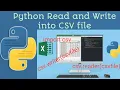 How to read CSV file in Python Python CSV Module Python Tutorial