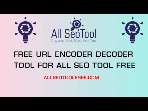 Download MP3 How To URL Encode Decode - URL Percent Encoding and Decoding | URL Encoder / Decoder  All SEO tool