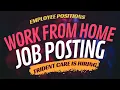 Work At Home Job Now Hiring - Trident Care EMPLOYEE POSITION 2 of 3