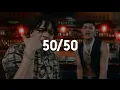El Bogueto, Xavi - 50/50 (LETRA)