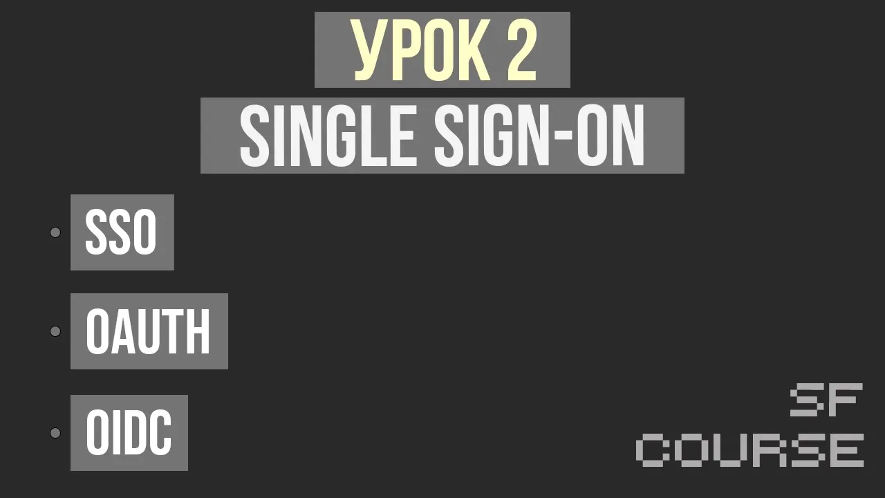 Single Sign-On. Теория и живые примеры OAuth 2.0 и OpenID Connect
