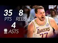 Luka Doncic 35 pts 8 rebs 4 asts vs Knicks season