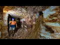 Opal Miner Hits Underground Cascade Of Dirt Filled With Thousands Of Dollars Worth Of Gems