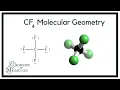 CF4 Molecular Geometry Bond Angles Electron Geometry Carbon Tetrafluoride