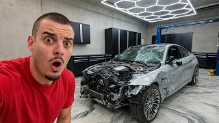 POPRAVLJAM SVOJ RAZBIJENI BMW M4!!!