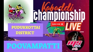round 2 poovampattinam vs mirattunilai poovampatti mens kabadi