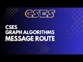 Message Route CSES PROBLEM Graph Algorithms C Implementation