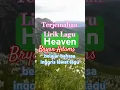 Download Lagu Heaven - Bryan Adams, Terjemahan Lirik Lagu, (belajar bahasa inggris lewat lagu)
