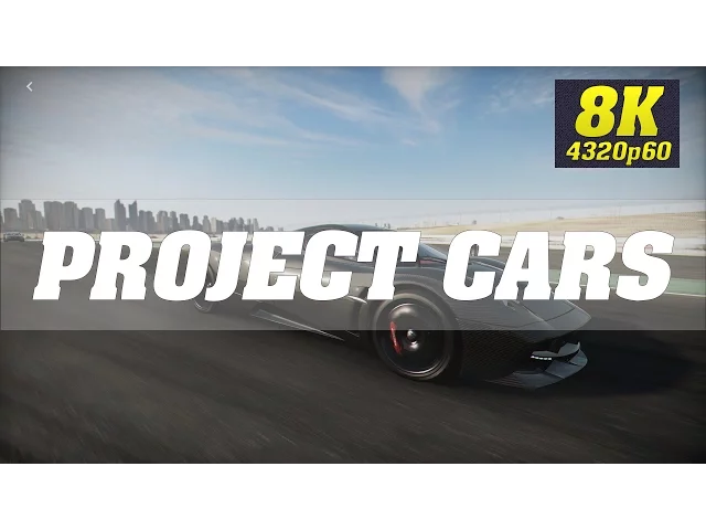 Project CARS 8K PC Gameplay [8K 60FPS] | Titan Xp (2017) 4 Way SLI | ThirtyIR