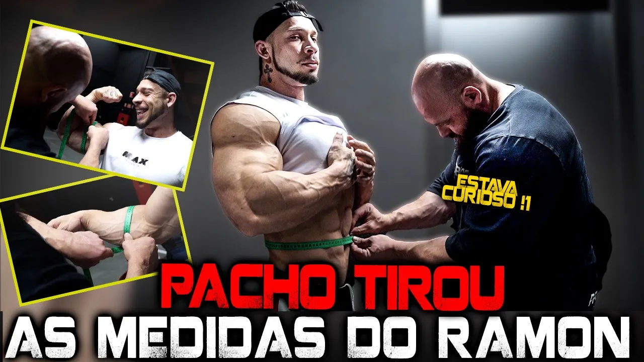 PACHO TIROU AS MEDIDAS DO RAMON - ELE ESTAVA CURIOSO !!!