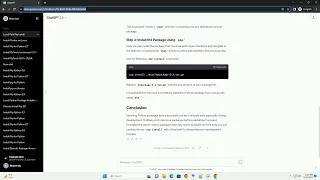 pip install from local path