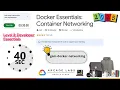 Docker Essentials Container Networking 2025 Arcade Lab Solution 2025
