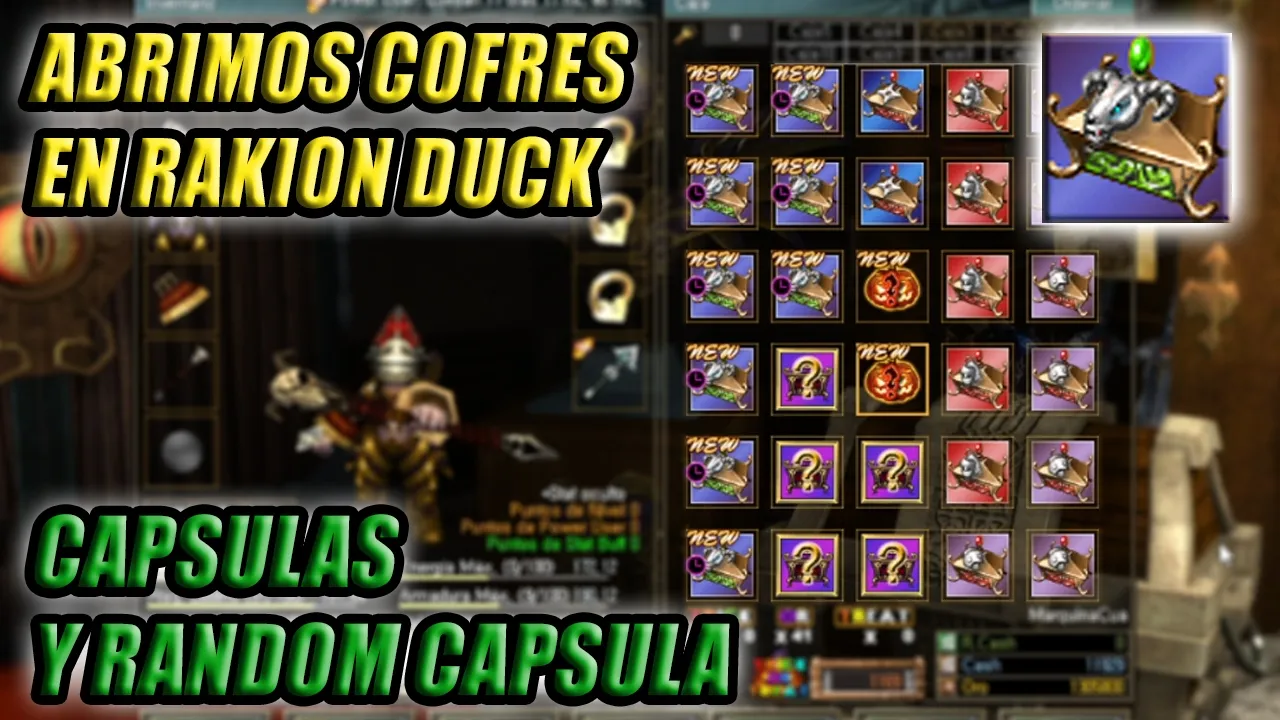 ABRIMOS COFRES - RANDOM CAPSULE Y CAPSULAS - RAKION DUCK