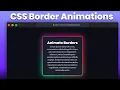 Learn CSS Border Animations in 5 Minutes