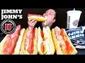 My First Time Trying Jimmy John s Subs MUKBANG