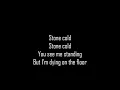 Lagu STONE COLD Lyrics