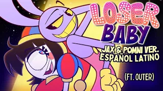 loser baby jax u0026 pomni ver ft 0uter tadc x hazbin hotel spanish cover 