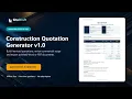 SiteDraft Construction Quotation Generator Demo Word PDF Export