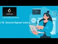 176 Second Highest Salary Leet Code solutions