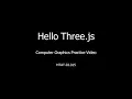 1 2 1 Hello ThreeJS