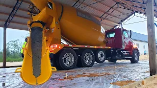 Download NEW Concrete Truck VERY FIRST Pour! 36x48 Pole Barn Floor! MP3