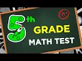 Can You Pass 5th Grade Math 40 Questions Math Challenge
