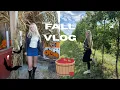 FALL VLOG Apple picking pumpkin patch painting pumpkins