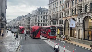 London bus 139 full route from Golders Green to Waterloo station