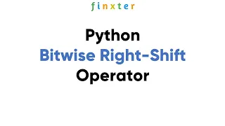 Python Bitwise Right-Shift Operator Simply Explained