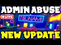 Lagu 🔴LIVE - ADMIN ABUSE and NEW UPDATE in Escape Tsunami For Brainrots! Roblox (JOIN FAST)