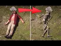Stages of decomposition of a body in RDR2