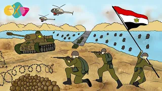 رسم سهل جدا للمبتدئين رسم حرب اكتوبر تعلم طريقه رسم موضوع عن حرب 6 اكتوبر 