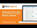 WinForms Pivot Grid Pinned Columns