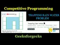 Trapping Rain water Competitive Programming Coding interview questions