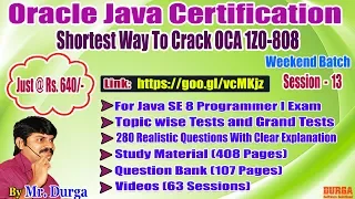 OCJA 1 8 Java SE 8 Programmer - I 1Z0